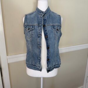 Levi's Blue Denim Vest